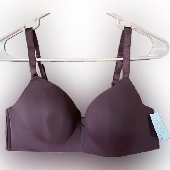 🤩3/$15🤩 Auden Convertible No Wire Bra Burgundy Mist Size 40D NWT - Picture 1 of 3